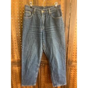 L.L. Bean Double L Relaxed Fit Jeans Womens 8P 100% Cotton OMW13 Vtg 90s